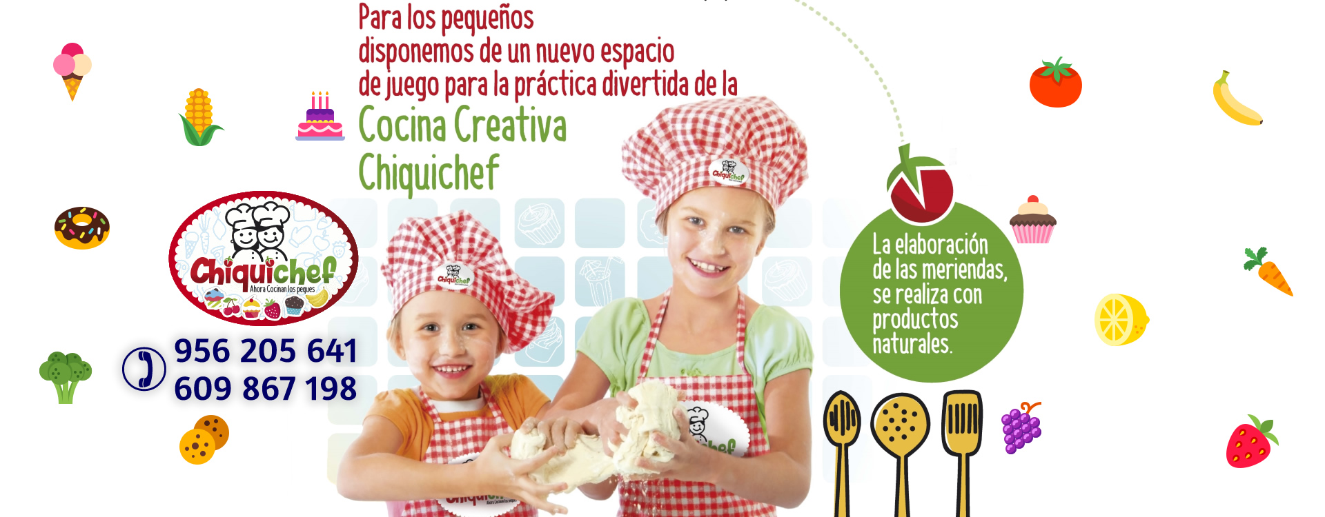 Cocina creativa para peques en Chiquichef Cádiz